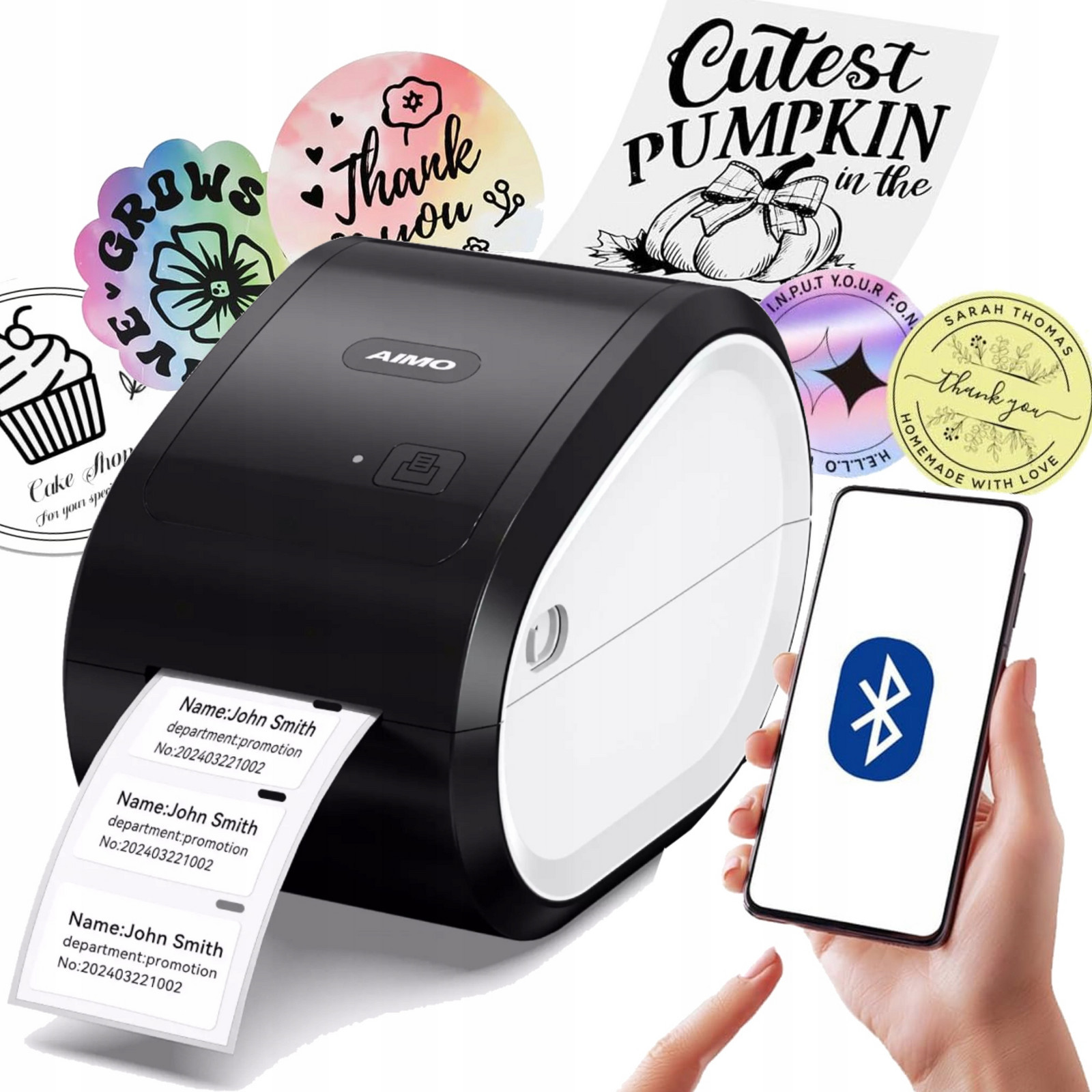 Tiskárna termálních štítků 650 Pro Lan Ethernet Bluetooth Usb