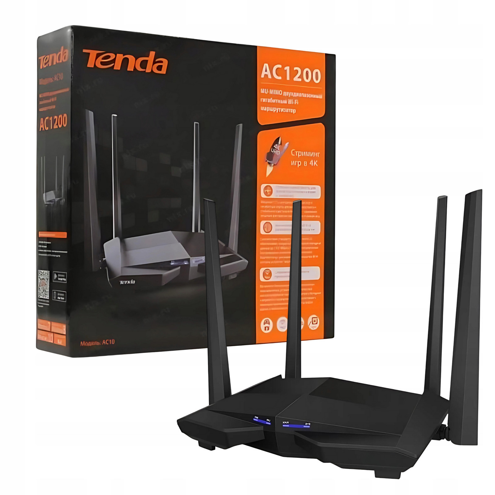 Síťový Wifi Router Tenda AC1200 Dualband AC10 5GHZ WIFI5
