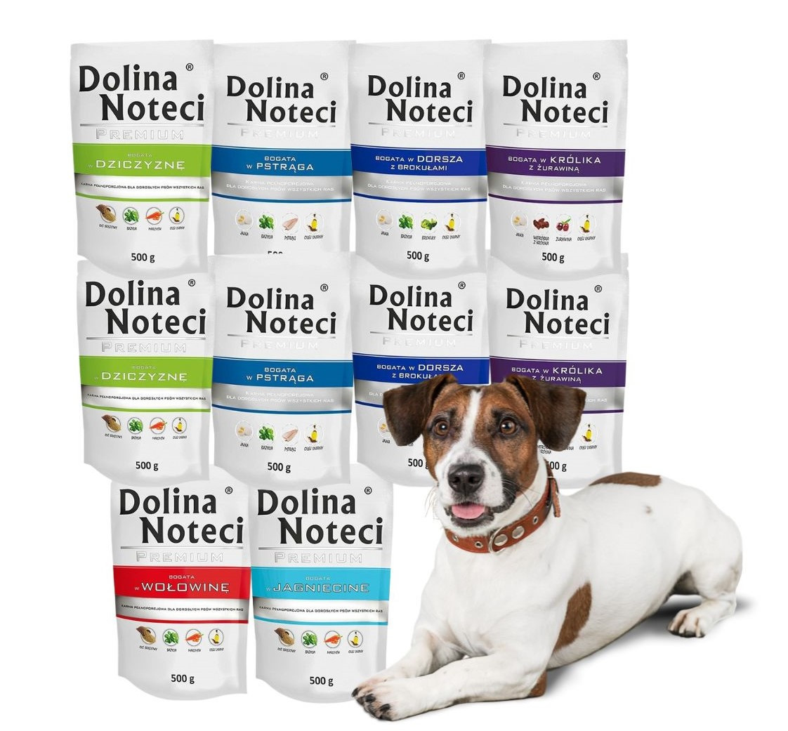 Dolina Noteci Premium Pouches 10 x 500 g - jehněčí