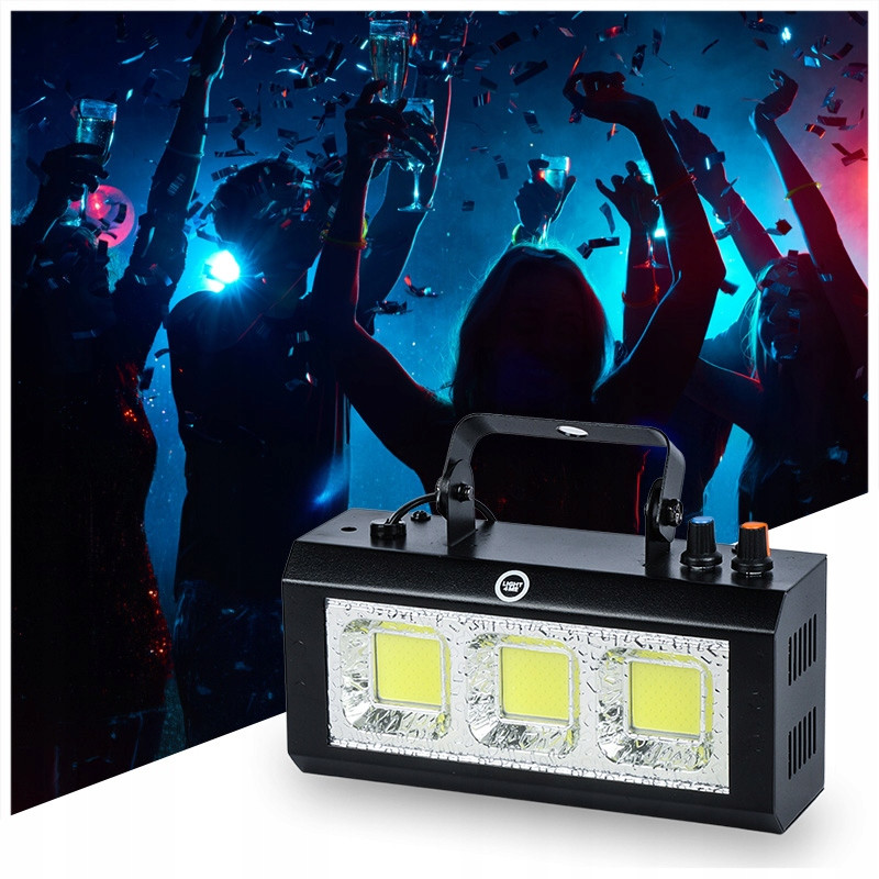 Párty Diskotékový Stroboskop 60 W, Bílé Světlo, Led Světelný Efekt