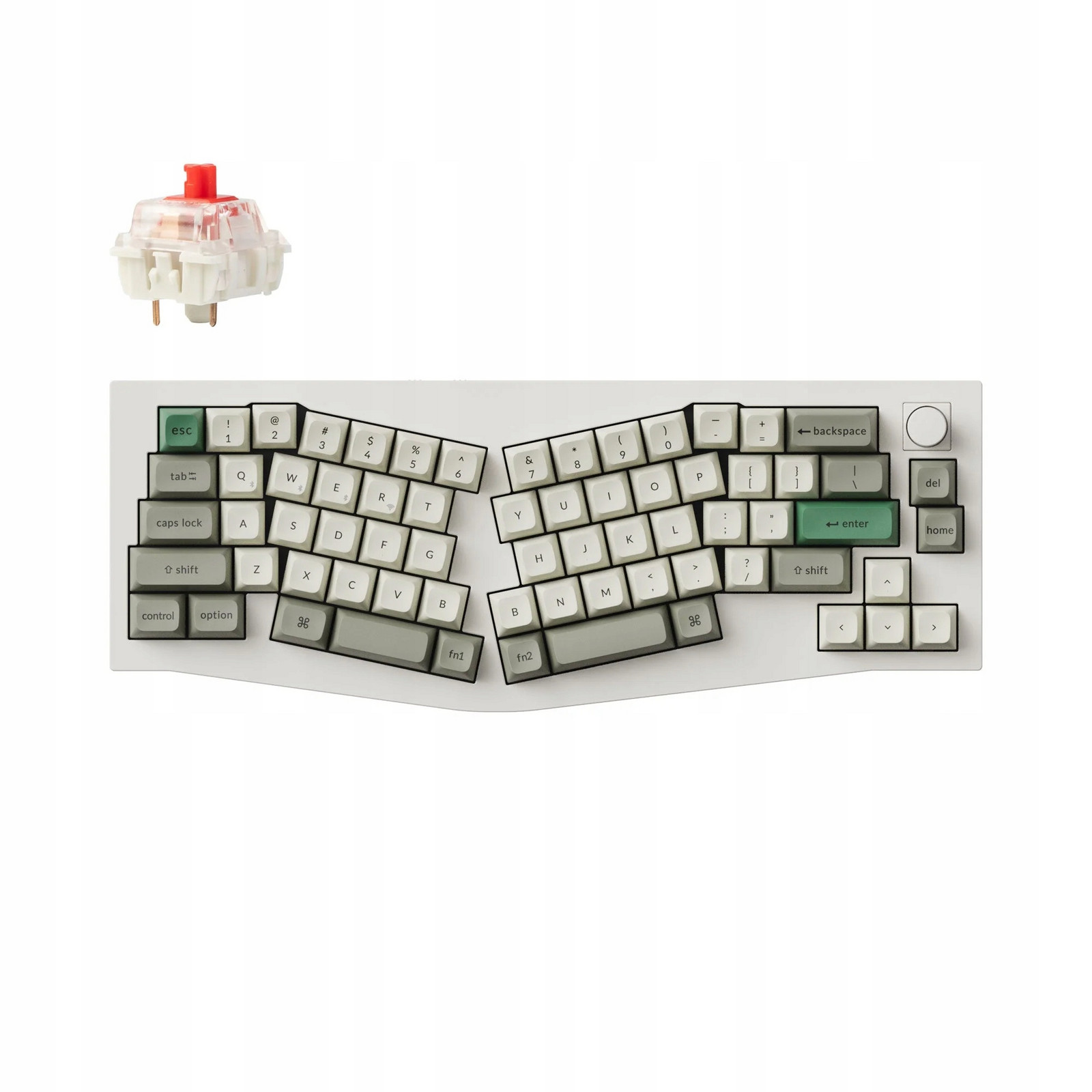 Keychron Q8 Max Bezdrátová mechanická klávesnice Alice Layout Q8M-P1