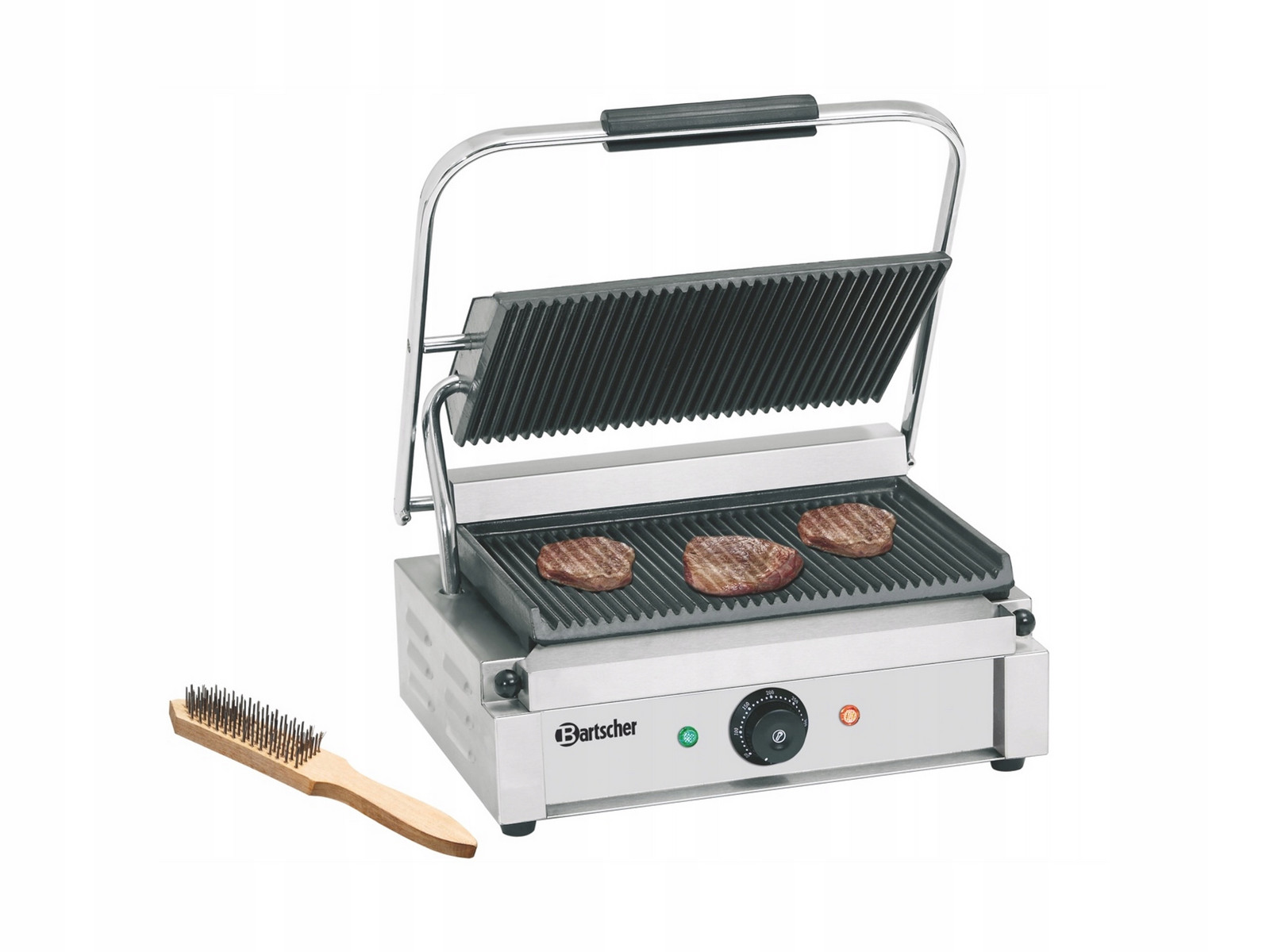 Kontaktní Gril Panini Rýhovaný 2,2kW Bartscher