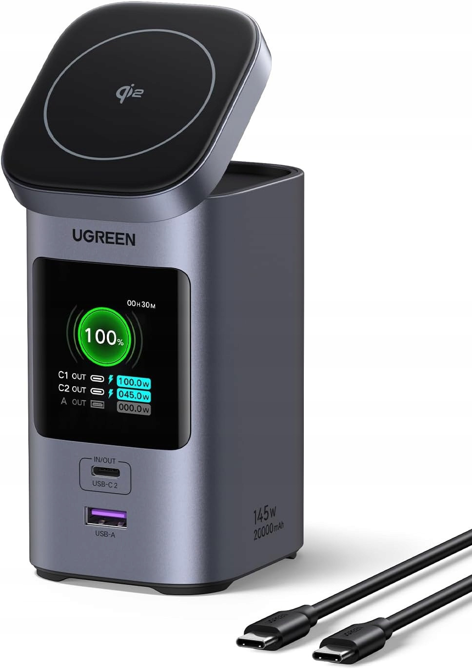 Powerbanka Ugreen Nexode 20000mAh 145W Max Indukce