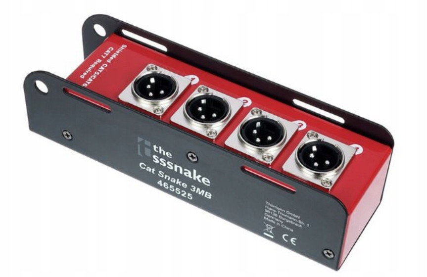 The sssnake Cat Snake 3MB – adaptér RJ45 pro 4x Xlr 3M
