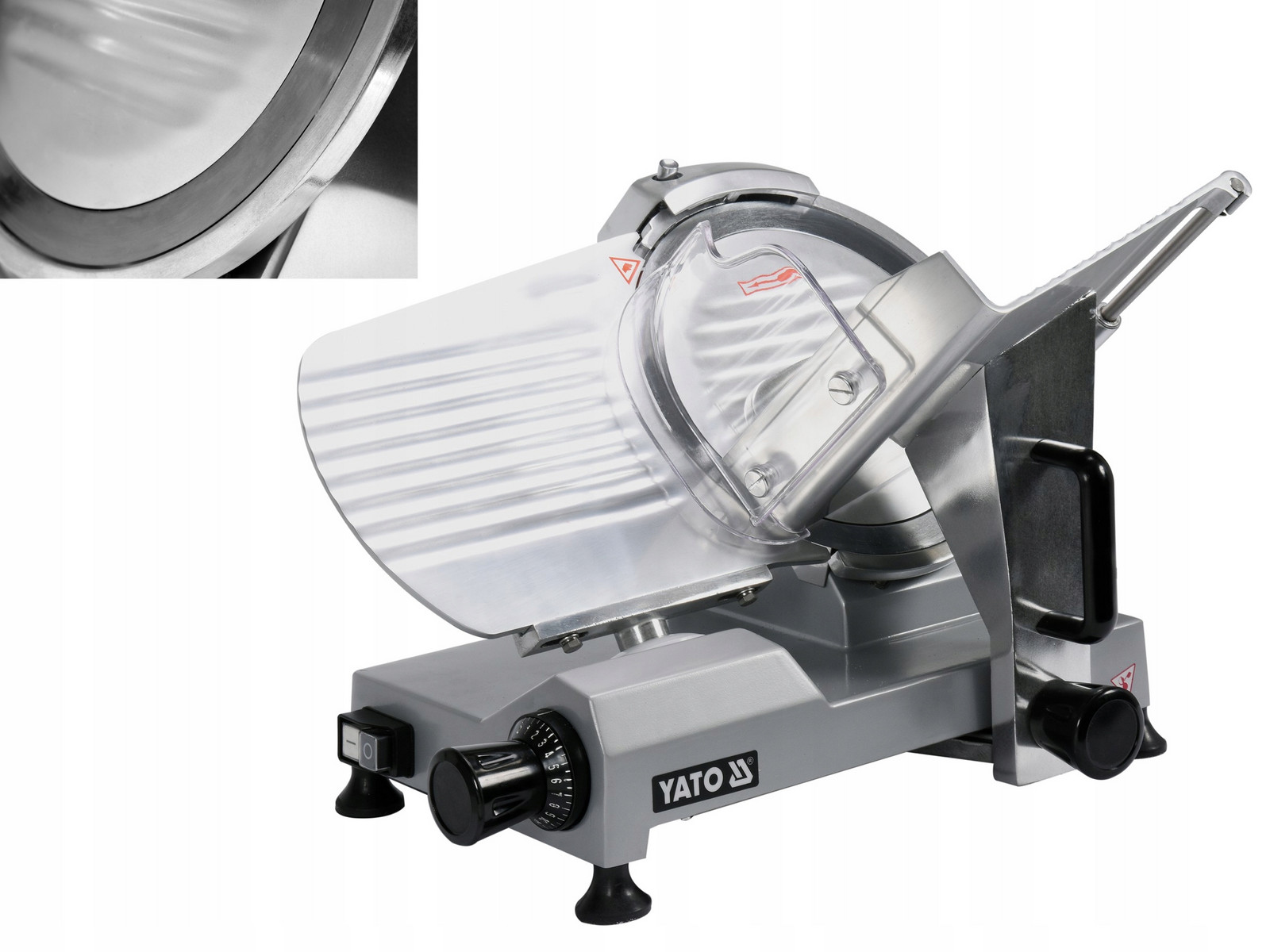 Profesionální Kráječ Na Uzeniny Sýrů S Nastavením 250mm Plátky 0,2-12mm