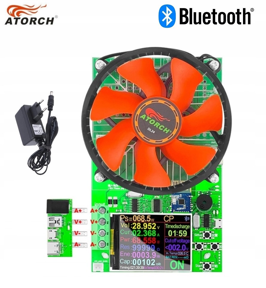 Aktivní umělá zátěž DL24 150W 20A Napájecí Zdroj