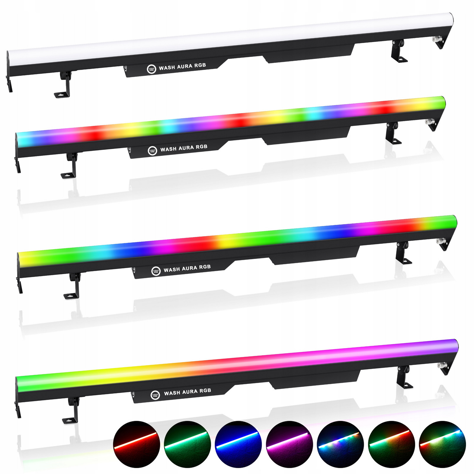 Osvětlovací Lišta Led Rgb dekorace světlem wall washer 90x0,5W SMD5050