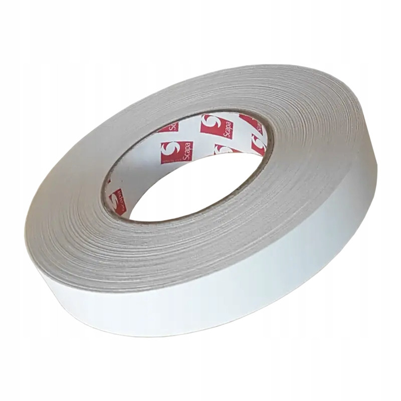 Páska 3101 25 mm/50 m, bílé impregnované plátno se silným bezstopovým lepidlem