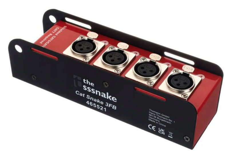 the sssnake Cat Snake 3FB – adaptér RJ45 na 4x Xlr 3F