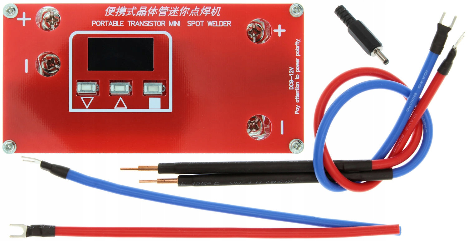 Bodová svářečka článků 18650 Li-ion pro akumulátor Welding 9V-12V DC