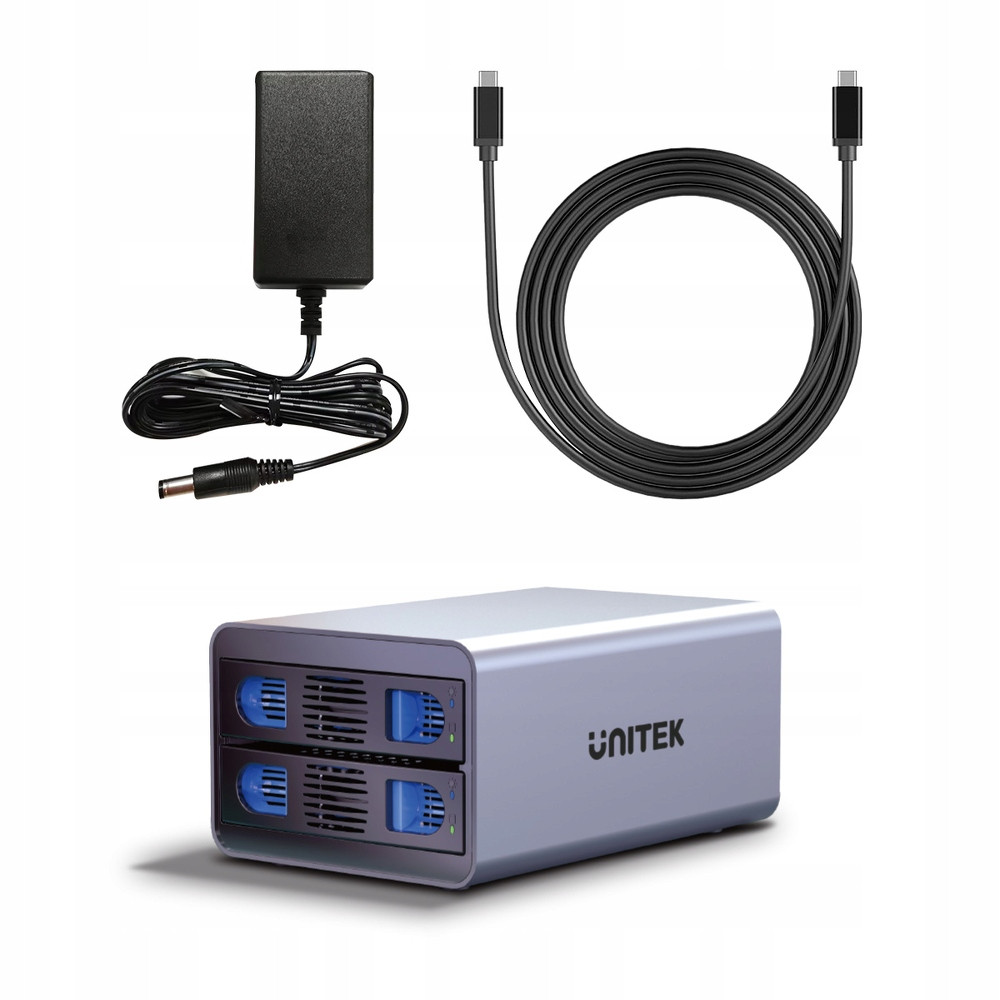 Unitek Kapsa na disky Sata 2,5''/3,5'' Sata Hdd/ssd 40TB