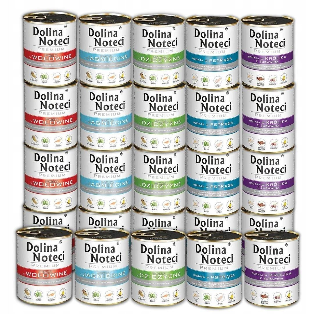 Dolina Noteci Premium Vlhké Krmivo pro psy Mix Chutí bez drůbeže 30 x 400 g