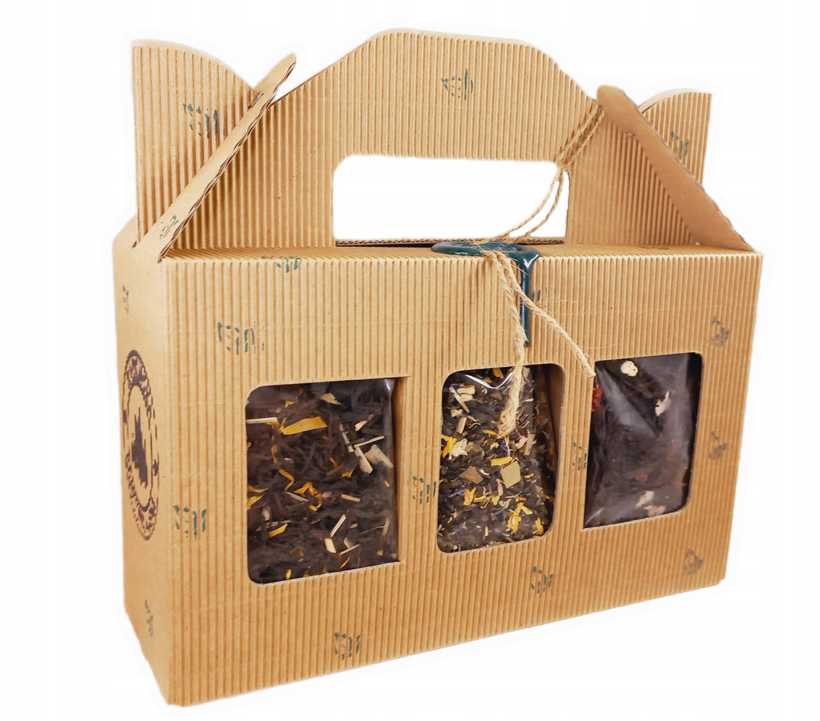 Sada listových čajů 3x80g Ochucených