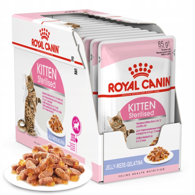 Royal Canin Krmivo Sterilizovaných Koťat 12x85g