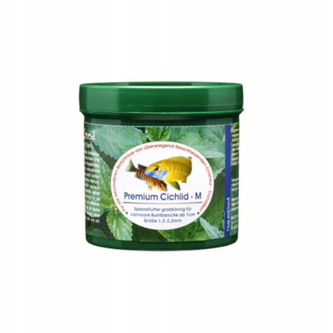 Naturefood Premium Cichlid M Krmivo v granulích pro ošetřovatele 200g