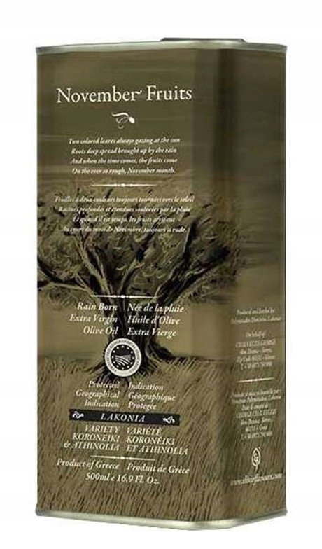 Řecký extra panenský olej Plechovka 3 litr mandarinkový olej 250 ml