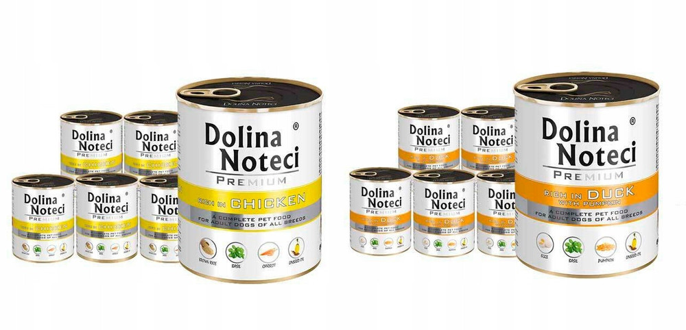 Dolina Noteci Premium 20x800g Krmivo pro psa bohaté na kuřecí maso