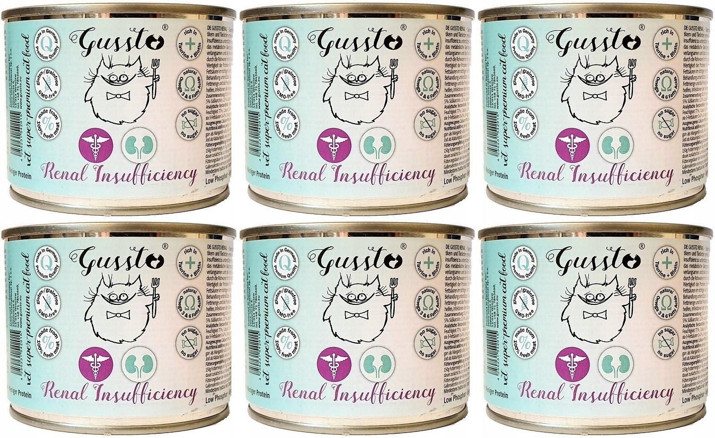 Gussto Cat Renal 12 x 200 g