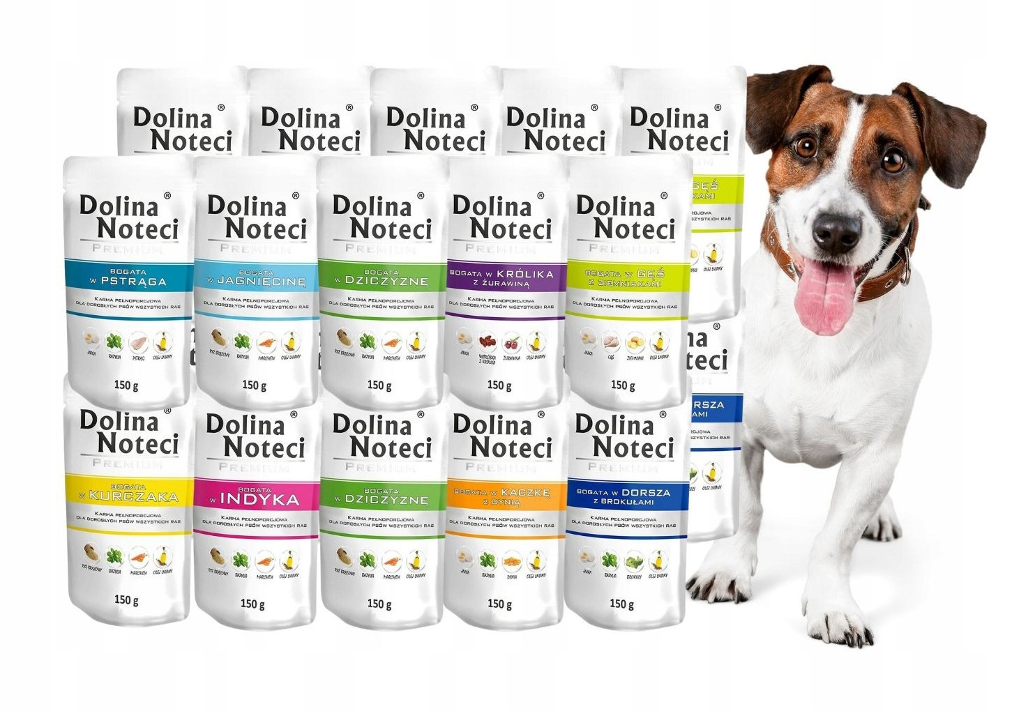 Dolina Noteci Premium Vlhké krmivo pro psy mix chutí 20x150 g