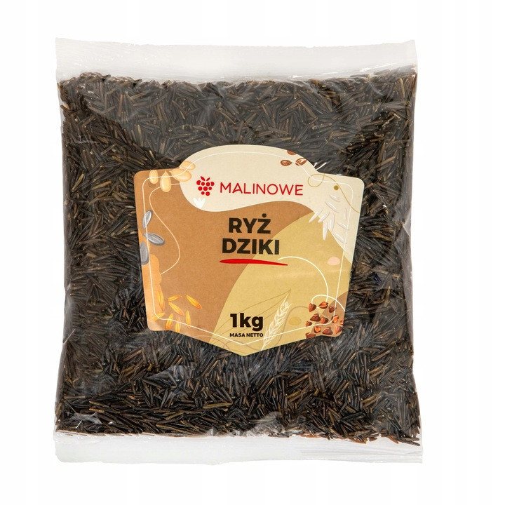 Rýže Divoká 1kg Černá Přírodní Kvalita Premium