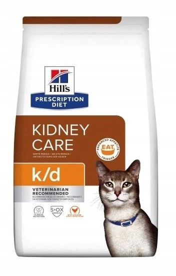 Hill's Prescription Diet k/d Kidney Care suché krmivo pro kočky 3 kg