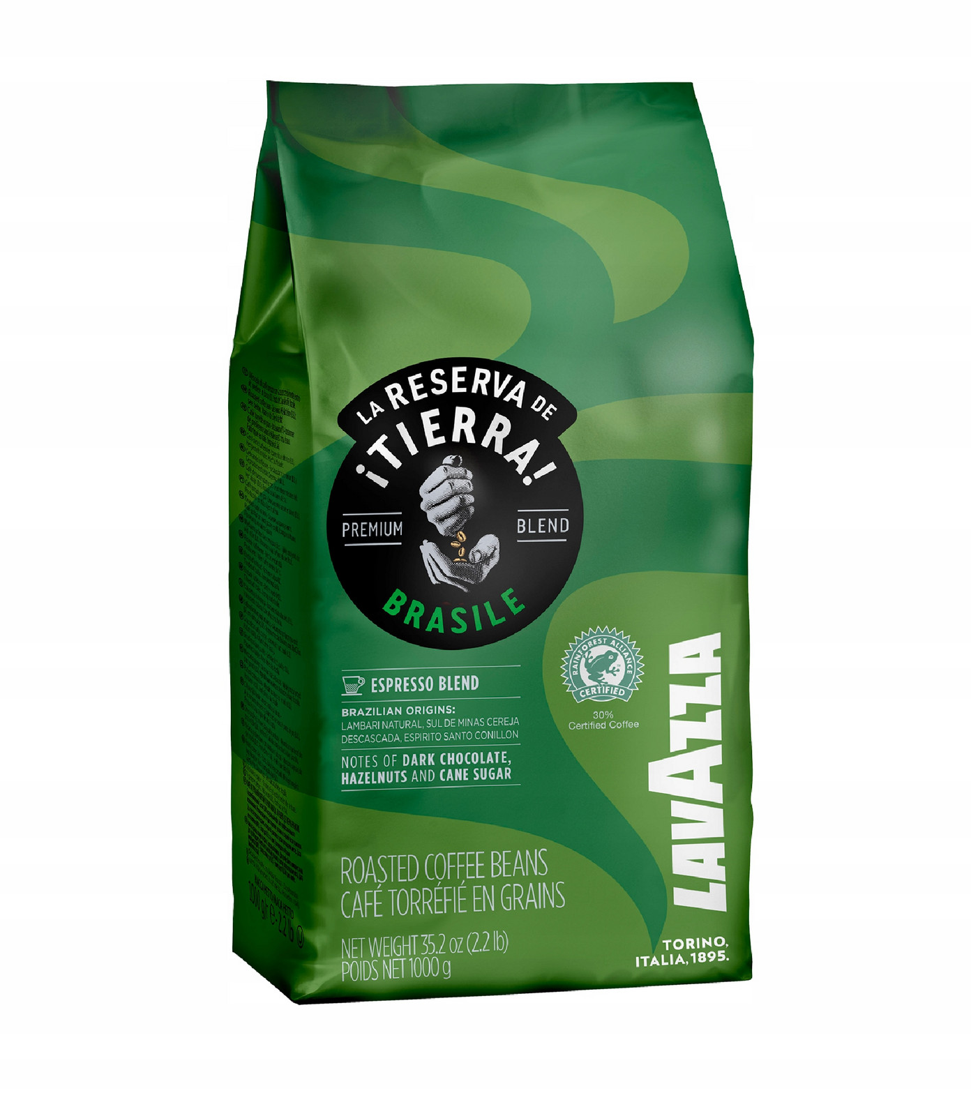 Lavazza Tierra Brasile káva káva intenzivní 1kg