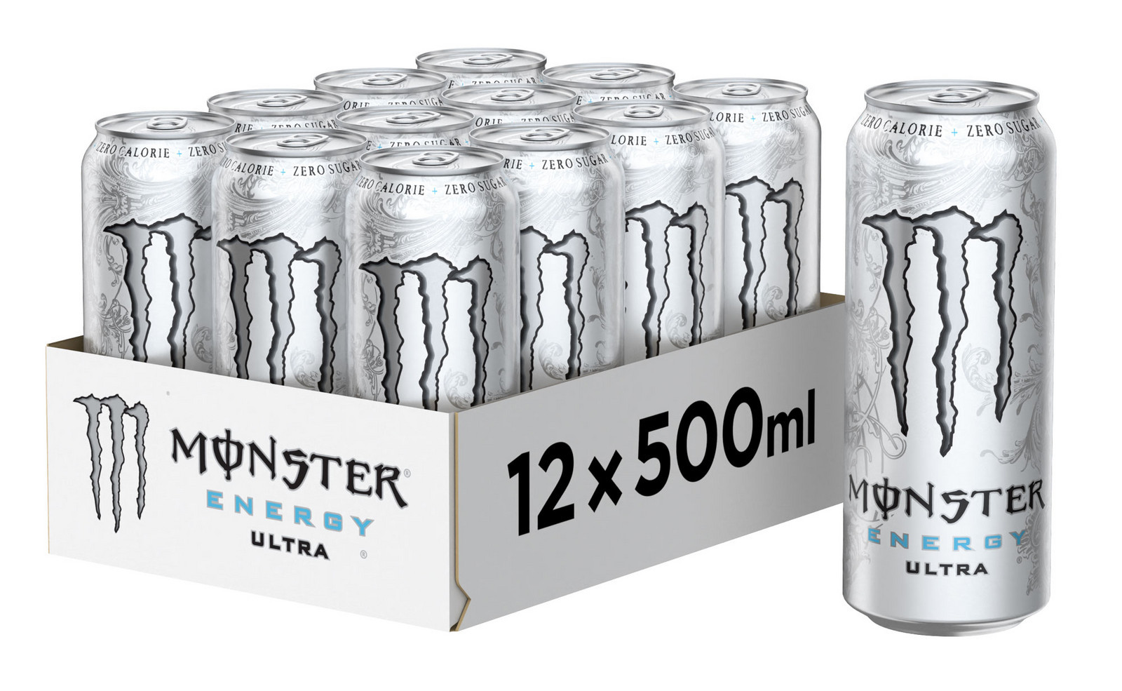 Monster Zero Ultra Energetický nápoj 500ml x12