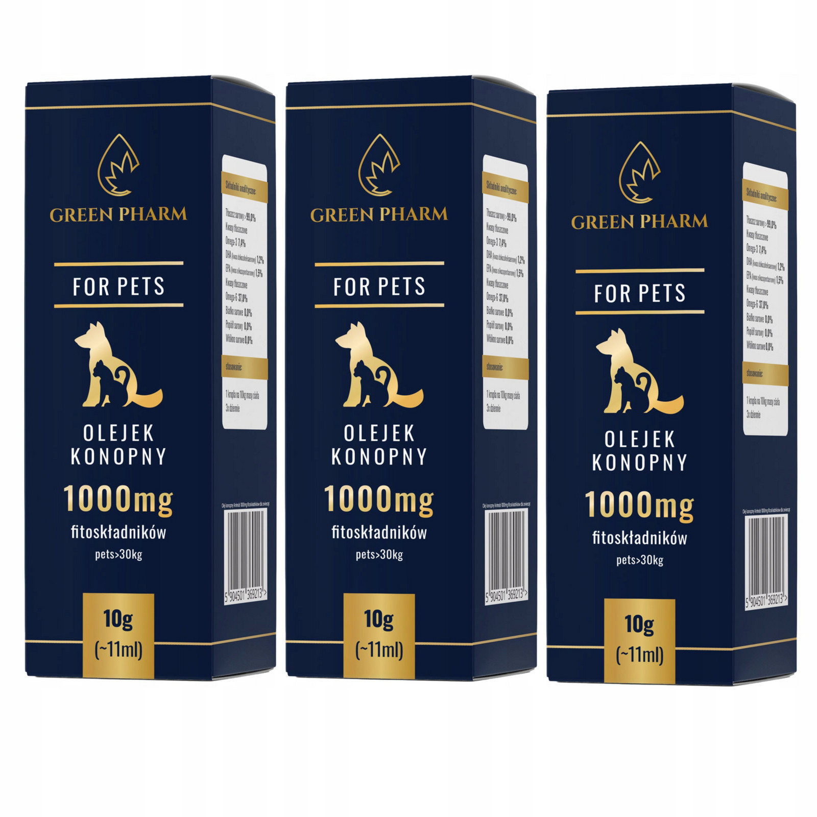 Green Pharm certifikovaný Cbd olej 1000mg psa Oil