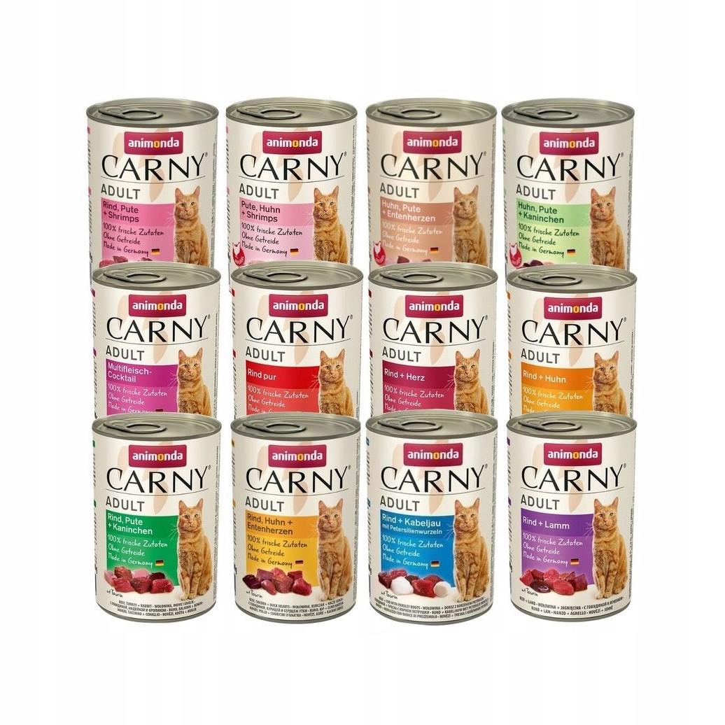 Animonda Carny Mix chutí 12x400g Hypoalergenní