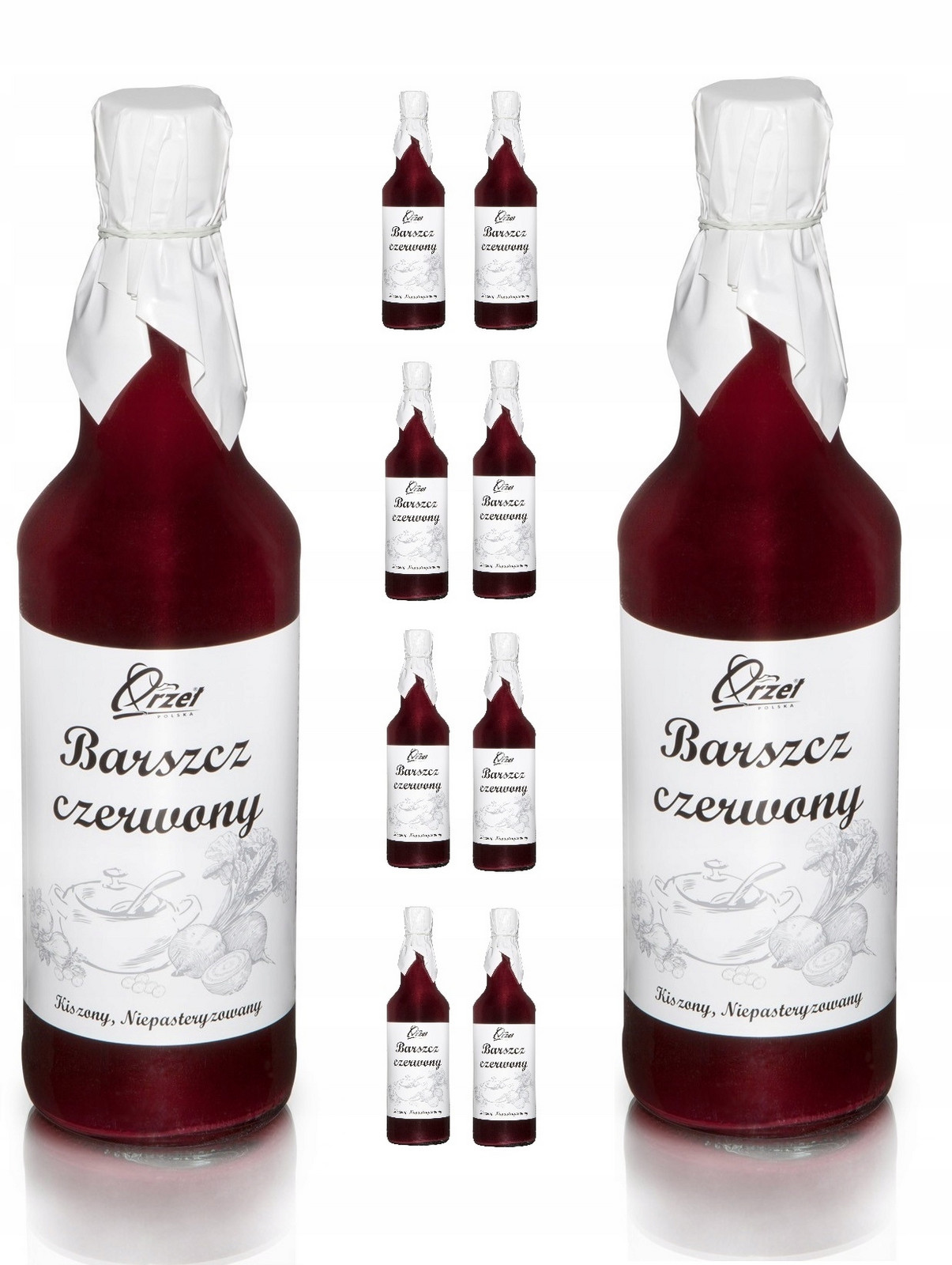 Orzeł Polsko Boršč Červený Kysaný 10x500 ml