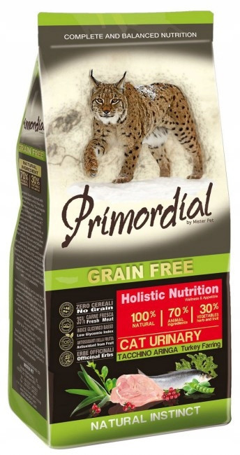 Primordial Cat Grain Free Urinary Turkey 6kg