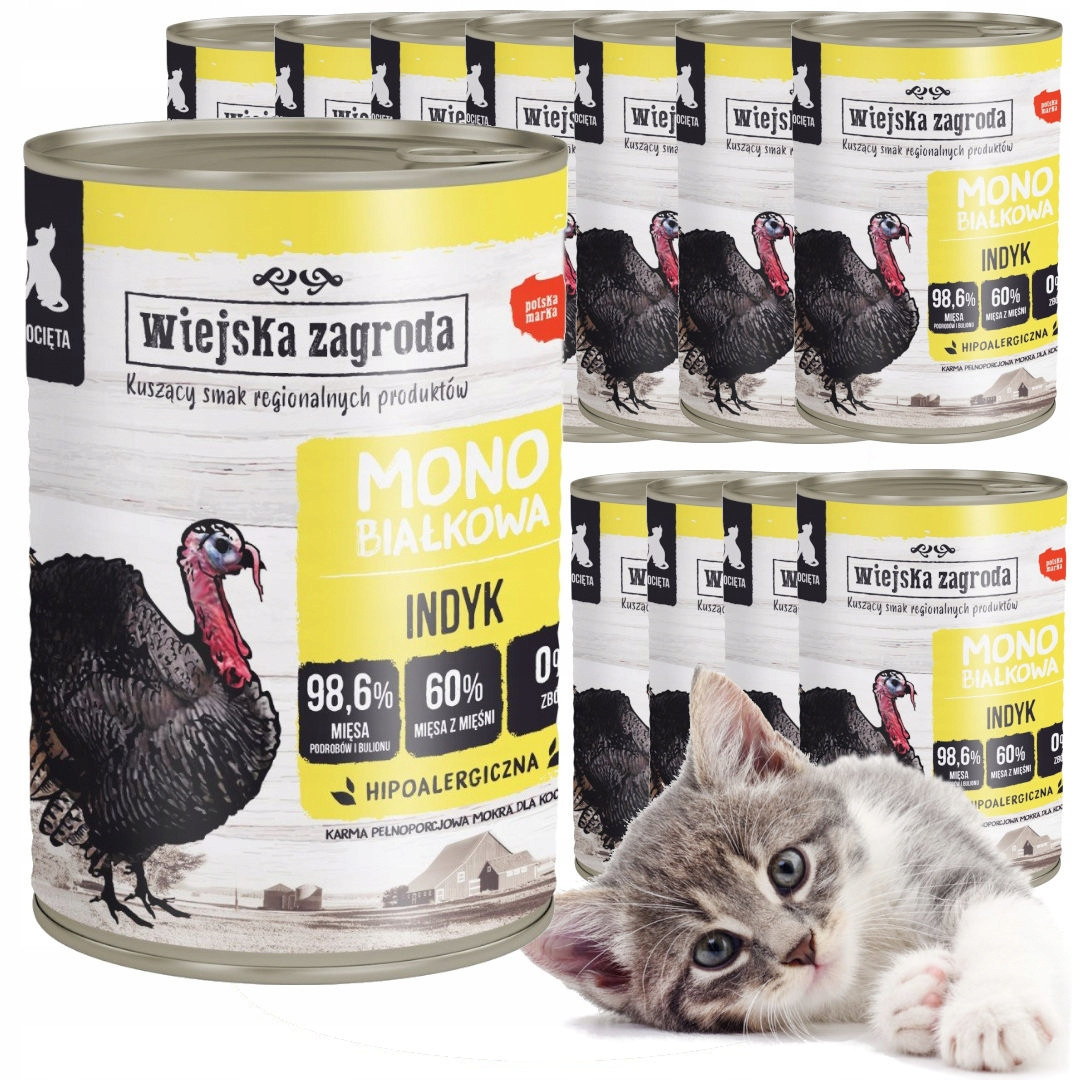 Krmivo Pro Koťata Wiejska Zagroda Krůta 24x400G