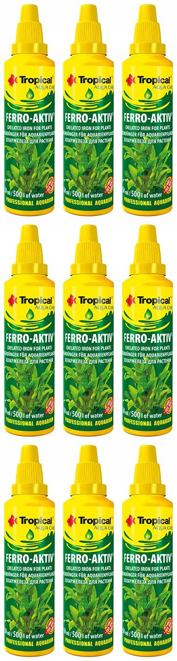 Tropical Ferro-aktiv železo pro rostliny 9x30ml