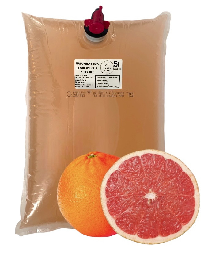 Grapefruitová šťáva 100% 5l (grapefruit, Nfc)