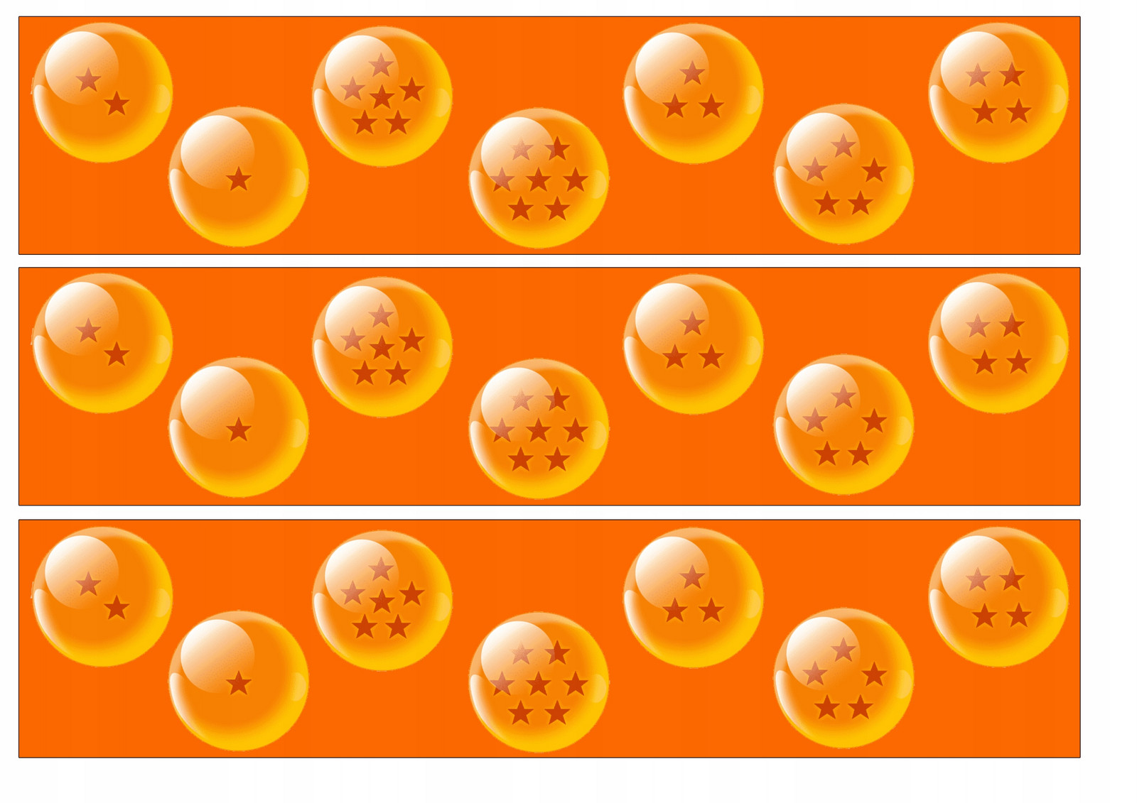 Poplatek Řemínek Obvody na Bok Dortu Dragon Ball