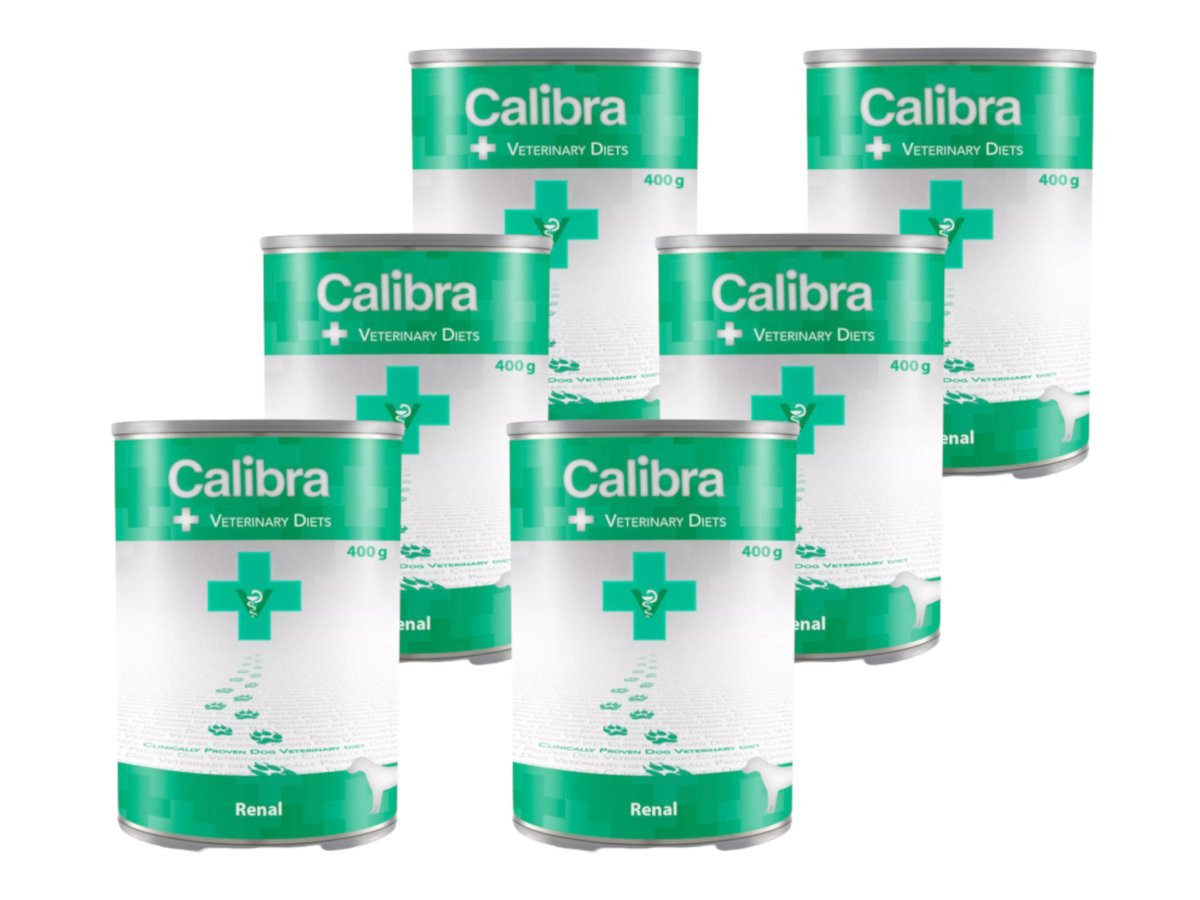 Calibra VD Dog Renal plechovka 6x 400g