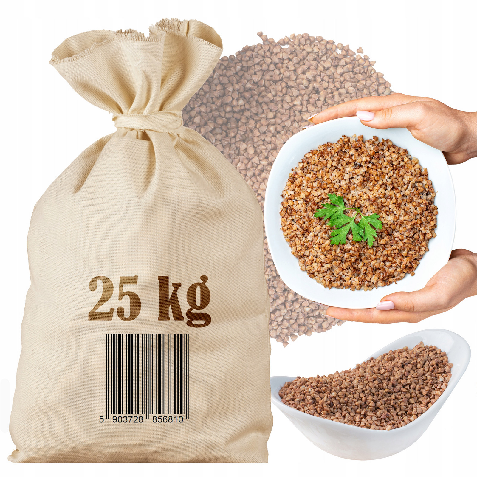 Pohanková Kaše Pražená 25KG Sáček Velkoobchod