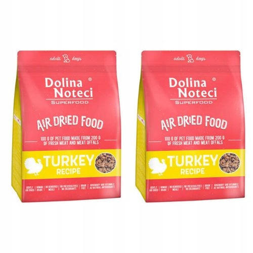 Noteci plnohodnotné krmivo pro psa Krůta 2x 1 kg