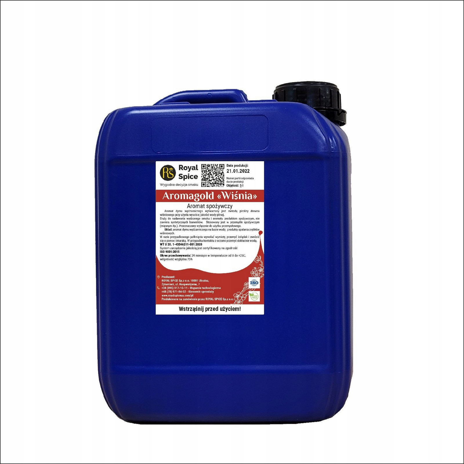 Aroma tekutého udícího kouře Višeň 5L