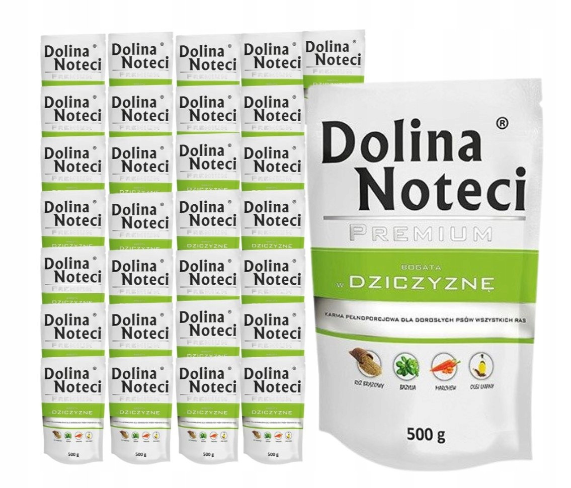 Dolina Noteci Premium Mix 5 příchutí 10 x 500 g Vlhké Krmivo pro psy
