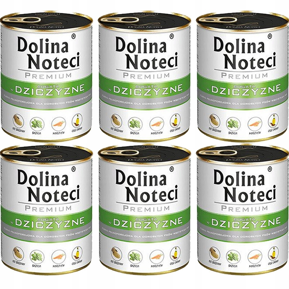 Krmivo pro psa Dolina Noteci Zvěřina 6x800g