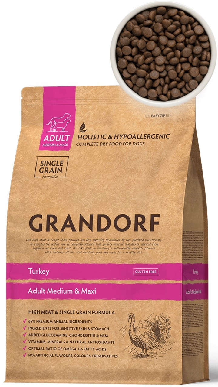 Grandorf Turkey Adult Medium Maxi Breed 3 kg