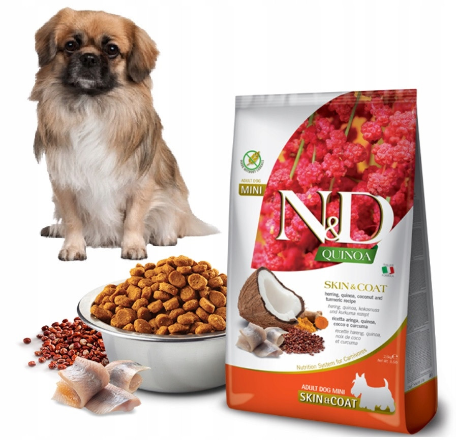Nd Quinoa Skin Coat Herring 7kg Dog Mini Adult