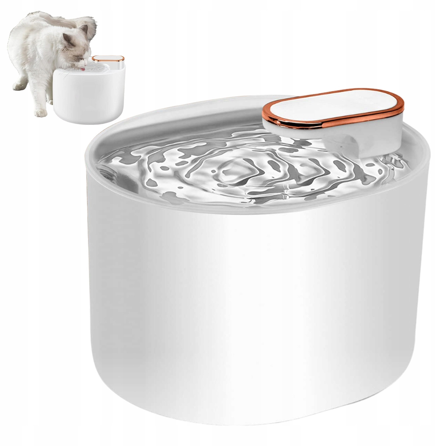 Automatické Krmítko Miska Pro Kočky Psa Fontána 3L Filtry