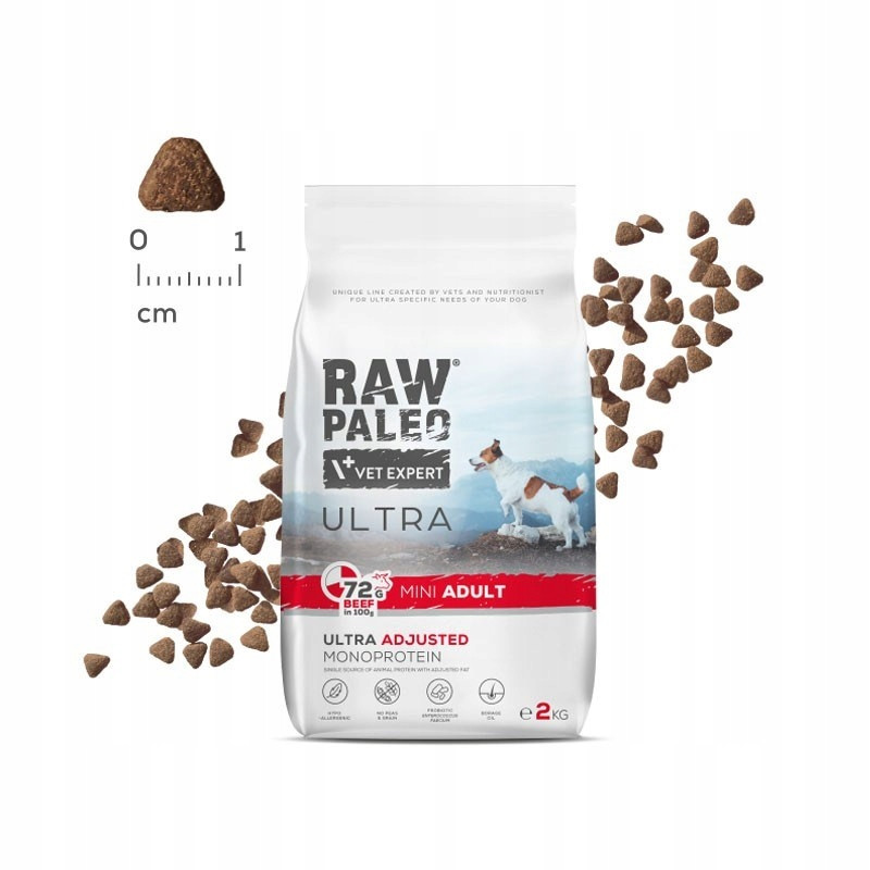 VetExpert Raw Paleo Ultra Beef Mini Adult 2 kg
