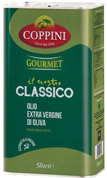 Italský extra panenský olivový olej Coppini Plechovka 5 Litrů 5000 ml