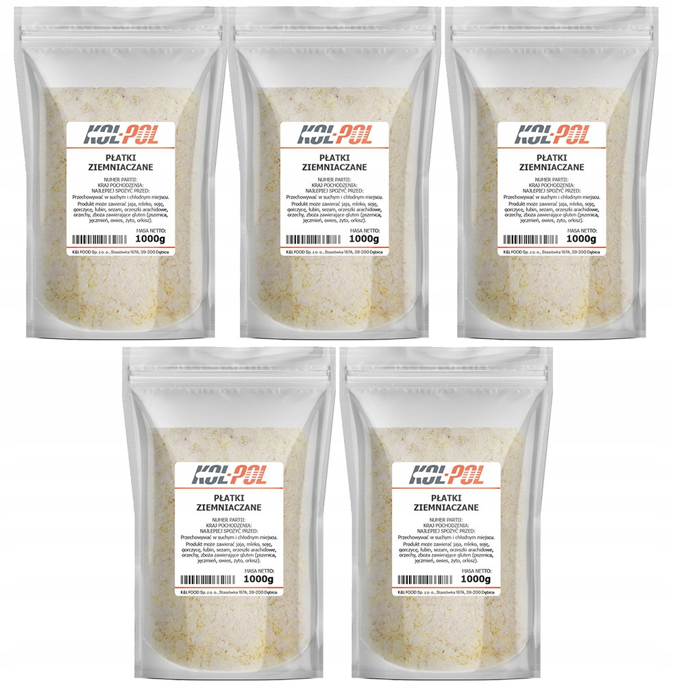 Bramborové Vločky 5kg Bramborové pyré přírodní