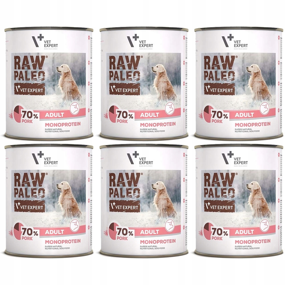 Raw Paleo Vepřové Mokré Krmivo Pro Psa 12x800G