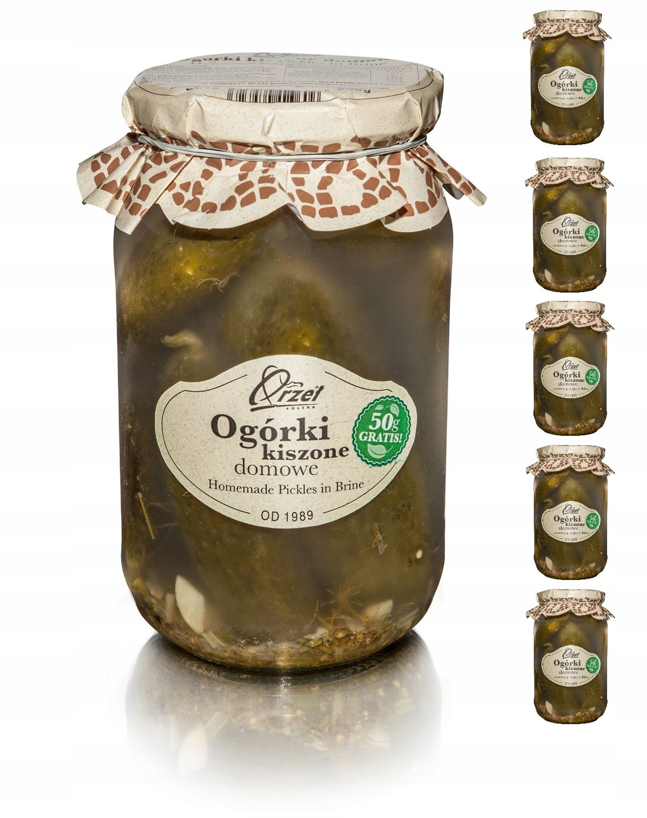 Orzeł Polska Okurky Kysané Domácí 6x800g