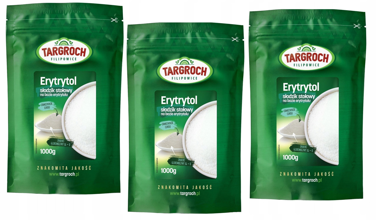 3x Targroch Erythritol 1kg